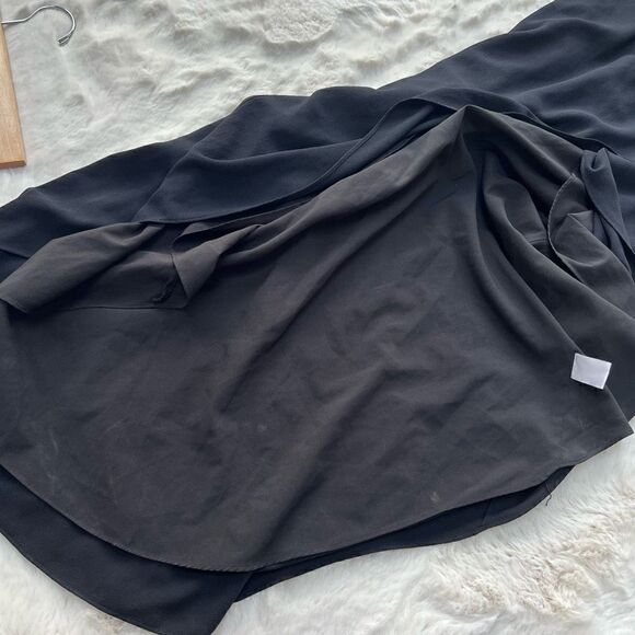 SAYLOR High Low Maxi Dress High Neck Key Hole Sleeveless Formal size L - Picture 11 of 14